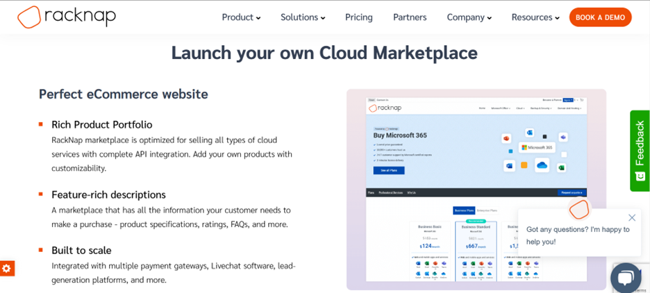 RackNap ecommerce platform