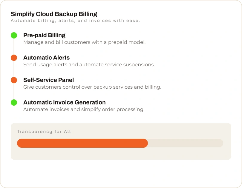Billing and invoice interface