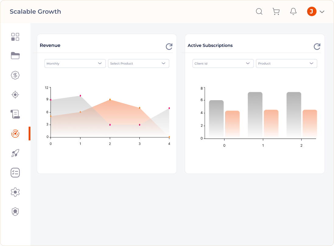 RackNap distributor dashboard showing subscriptions and partner metrics