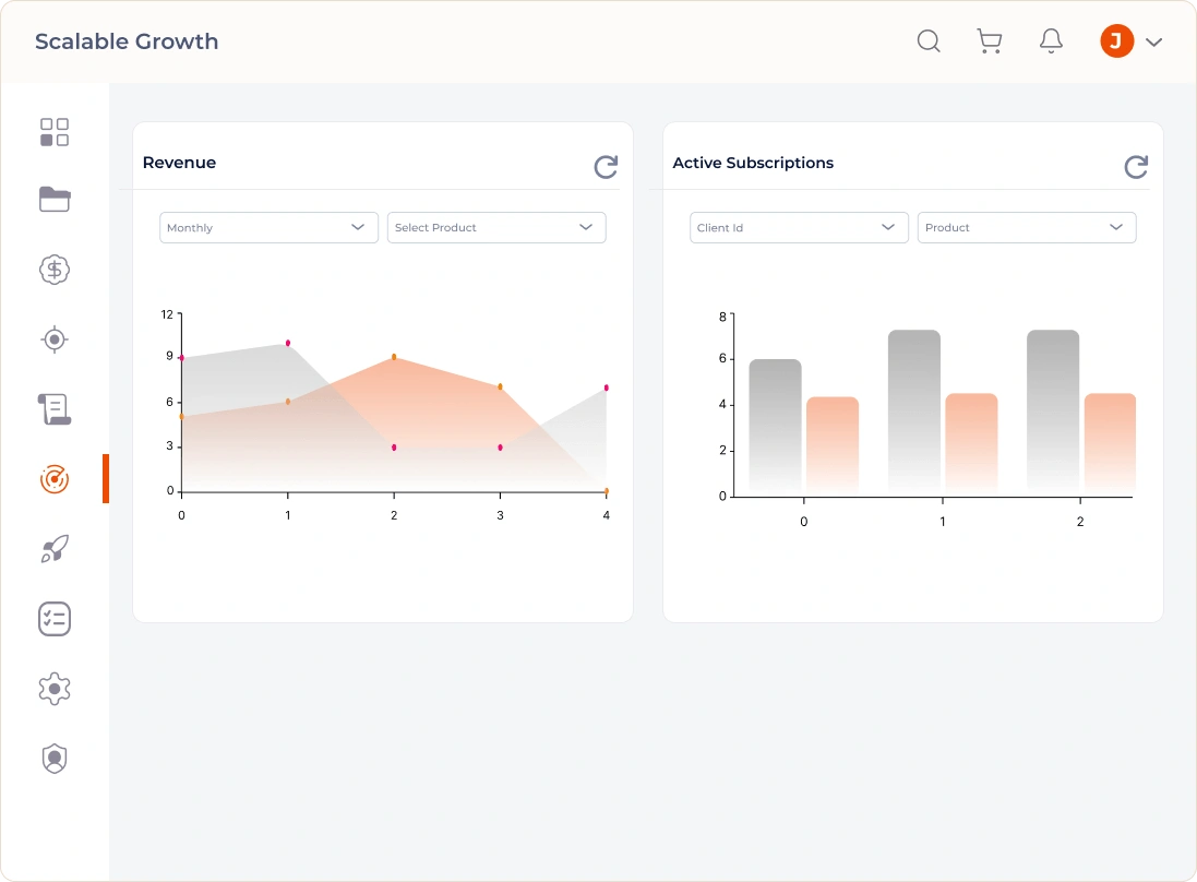 RackNap distributor dashboard showing subscriptions and partner metrics