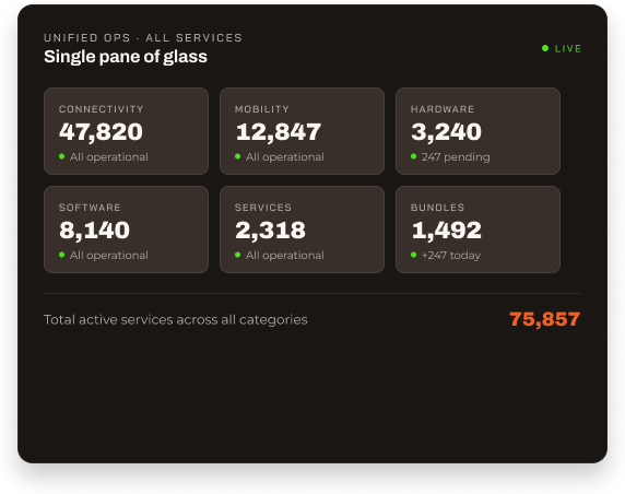 Revenue dashboard for MSPs
