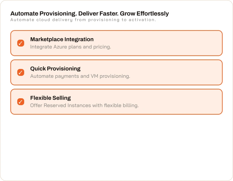 Subscription management interface