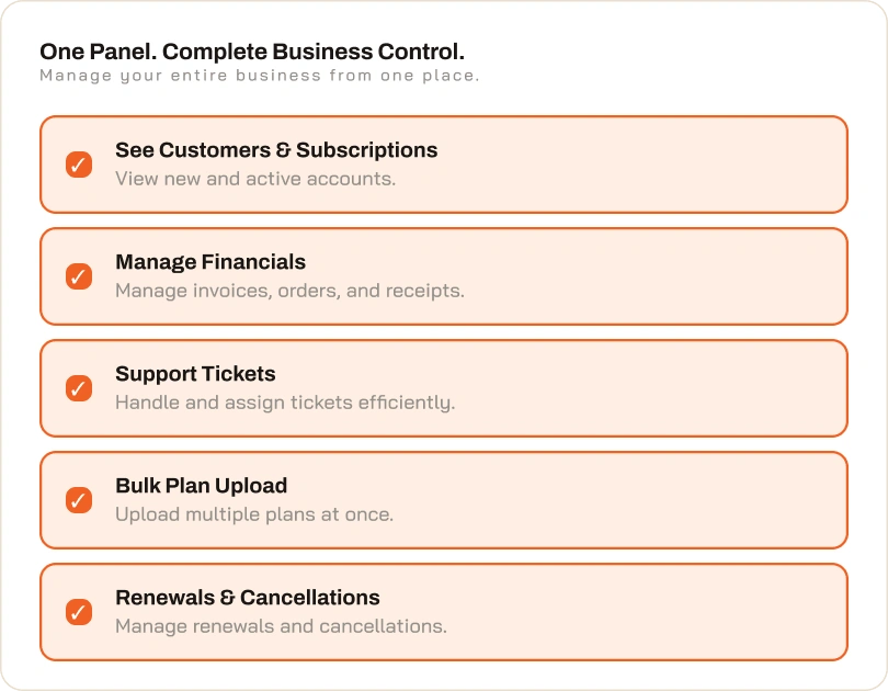 Billing and invoice interface