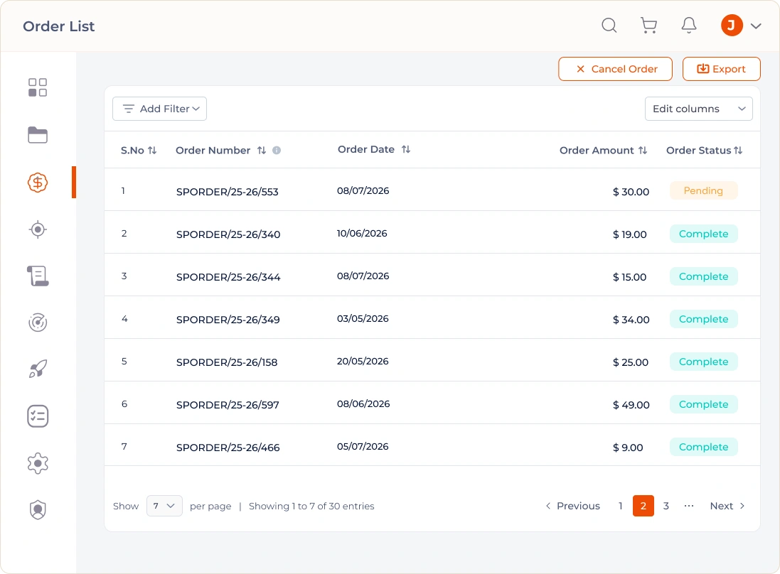 RackNap distributor dashboard showing subscriptions and partner metrics