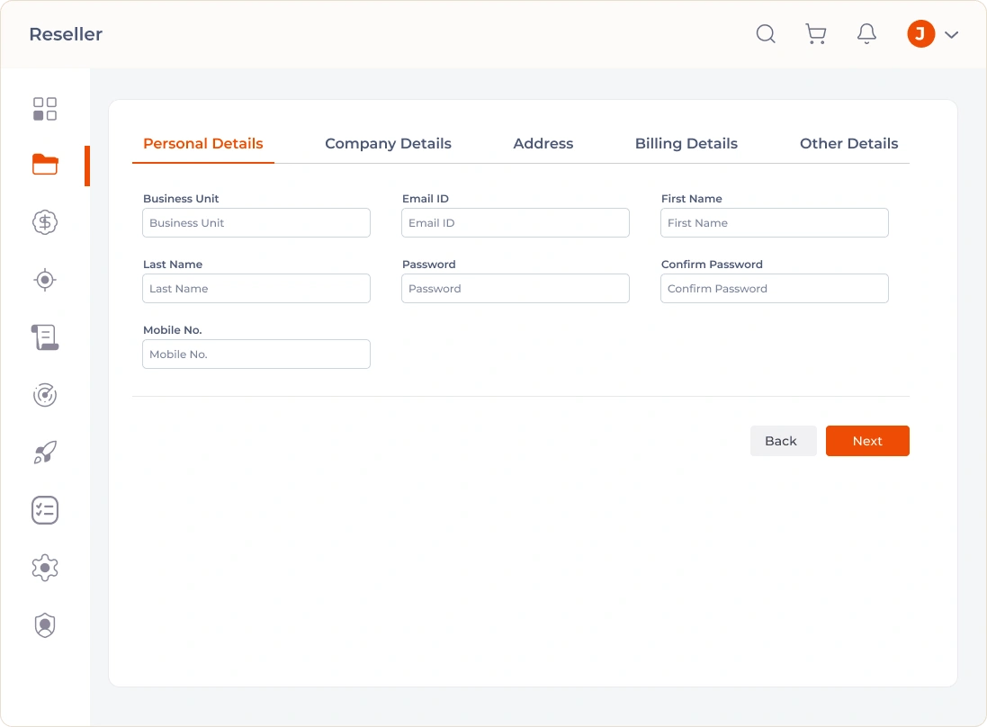 RackNap distributor dashboard showing subscriptions and partner metrics
