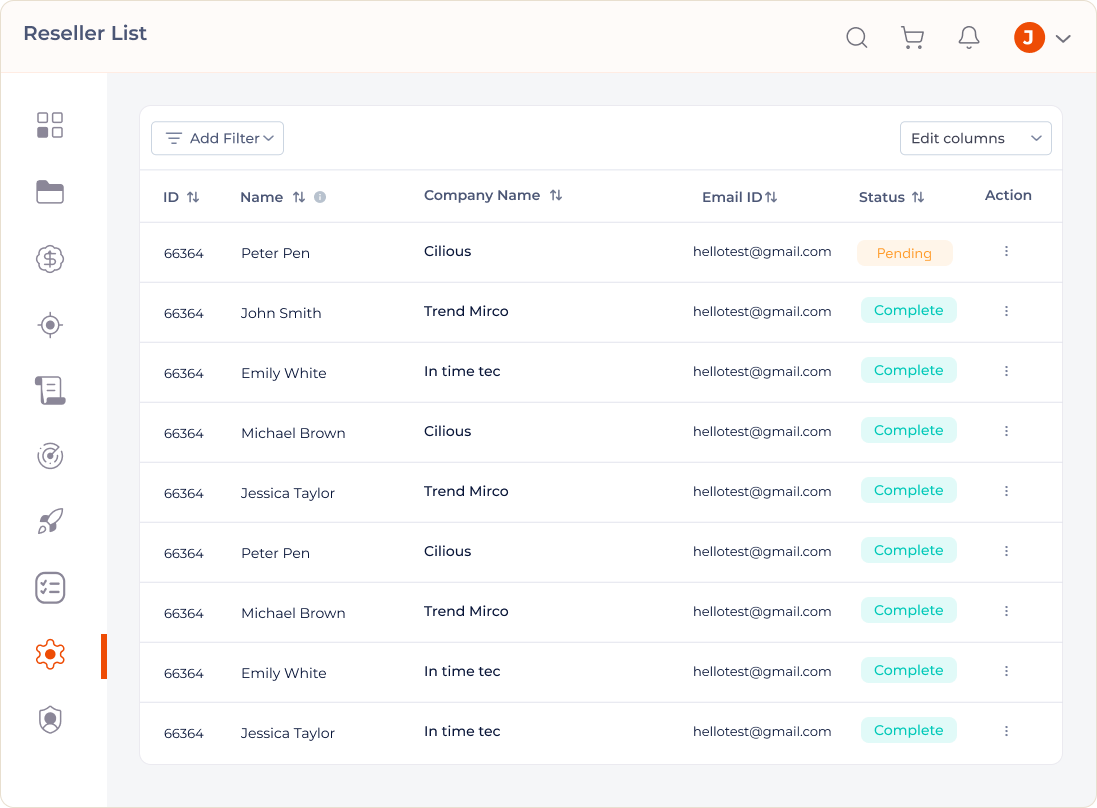 RackNap MSP dashboard showing revenue metrics and activity