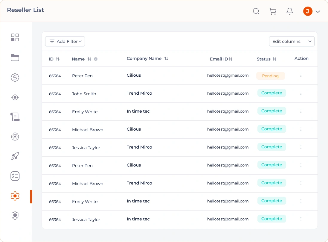 RackNap MSP dashboard showing revenue metrics and activity